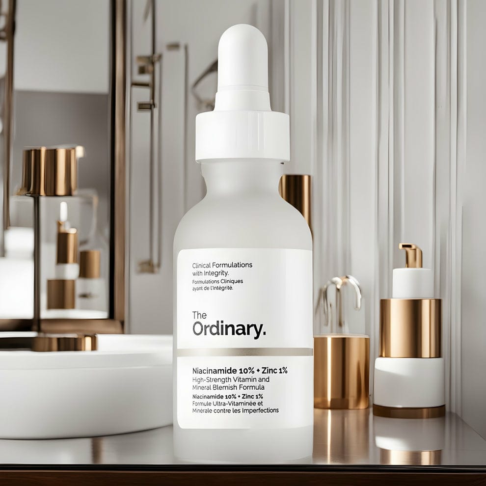 The Ordinary Niacinamide 10% + Zinc 1% – Oil Control & Skin Brightening Serum (30ml)