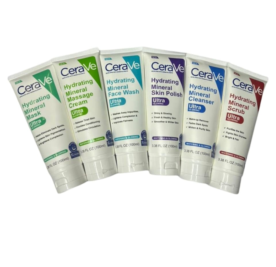CeraVe Hydrating Mineral Facial Kit – Pack of 6